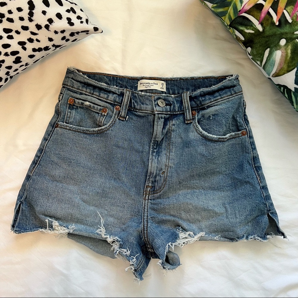 High Waist Denim Shorts